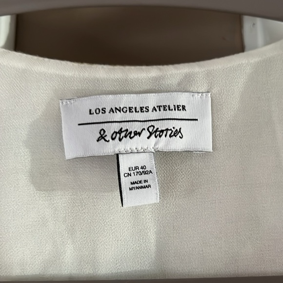 & other stories linen floral dress EU40/US8 - Picture 6 of 8